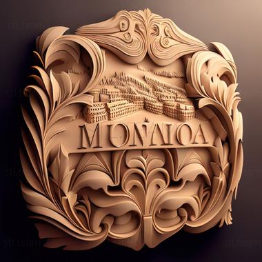 3D model Monaco  Principality of Monaco (STL)